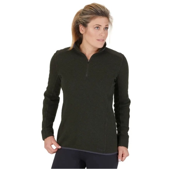 Outdoor Research Cyprus Hybrid Quarter Zip Sweater Jacket Pullover Size Medium - Picture 1 of 12